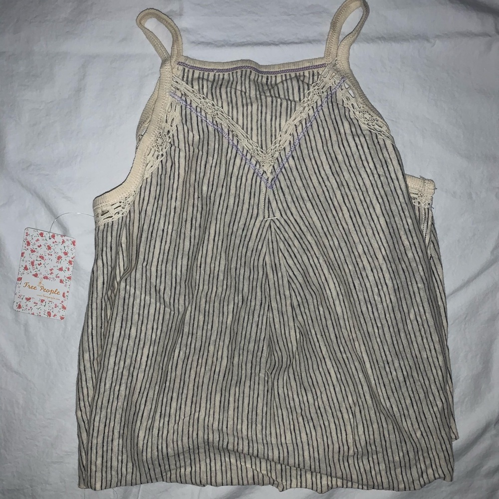 Free People striped tank with tags